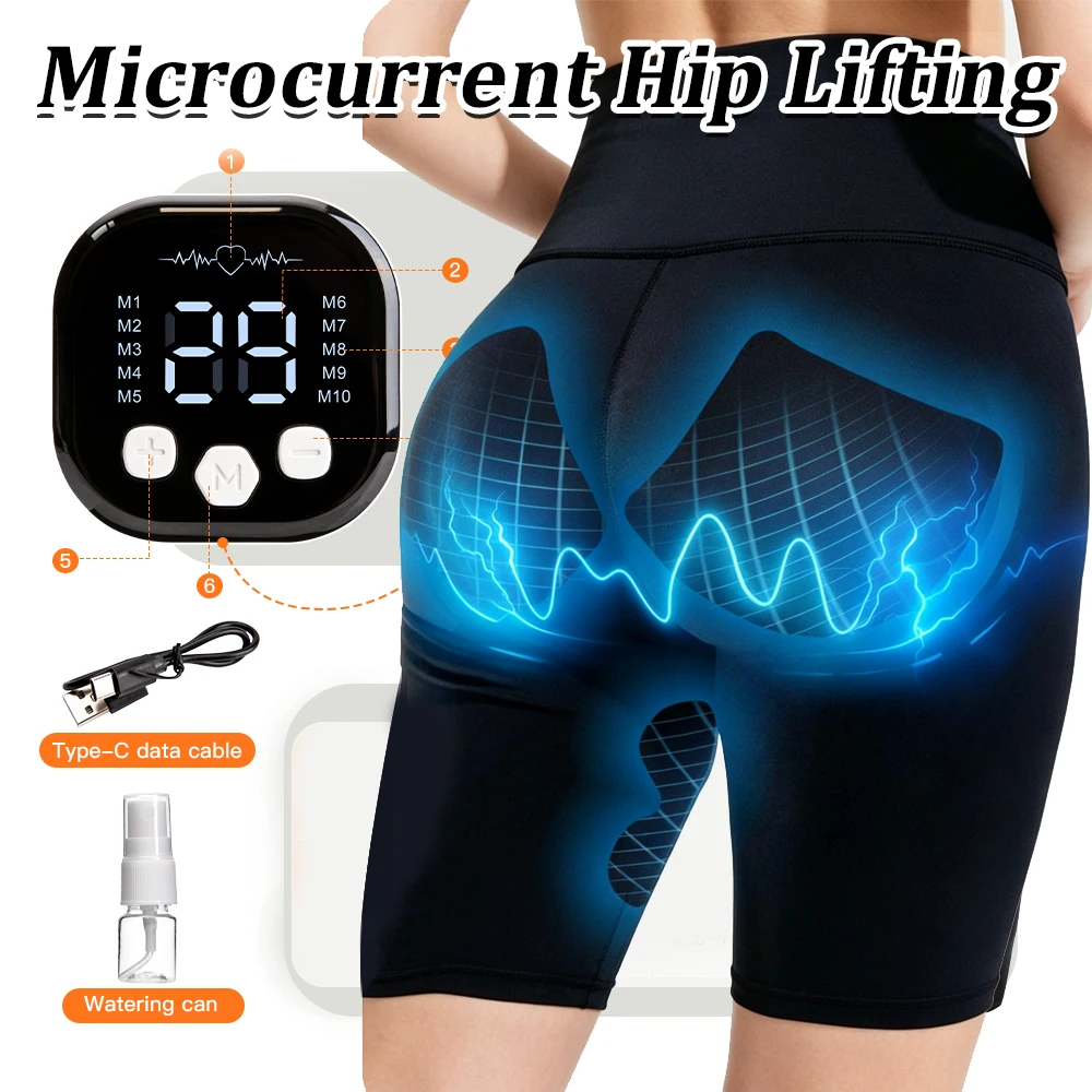 Smart Ems Buttocks Trainer Muscle Stimulator Hip Lifting Massager_voghion.com
