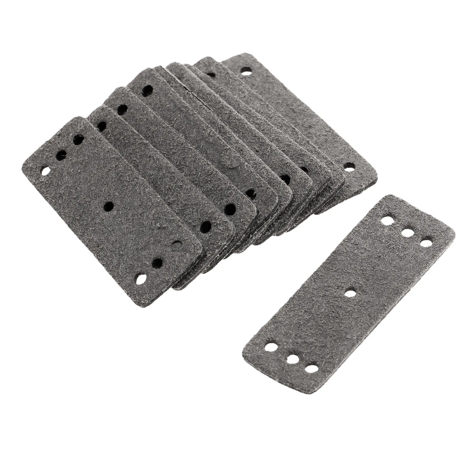 10/5 Pcs Microfiber Leather Catapult Pouches Hunting Rubber Band