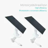 Kit de panneaux solaires 10W 5V 2 en 1, panneaux solaires de Type C, chargeur de cellules solaires extérieures pour caméra de sécurité/petit système d'éclairage domestique 6