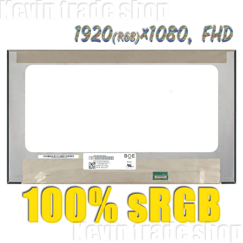 15.6 Inç IPS Laptop LCD Ekran B156HAN02.9 N156HCE-G72 NV156FHM-N4W NV156FHM-N6B LP156WFE-SPF1 Yedek Ekran Paneli 30 Pin