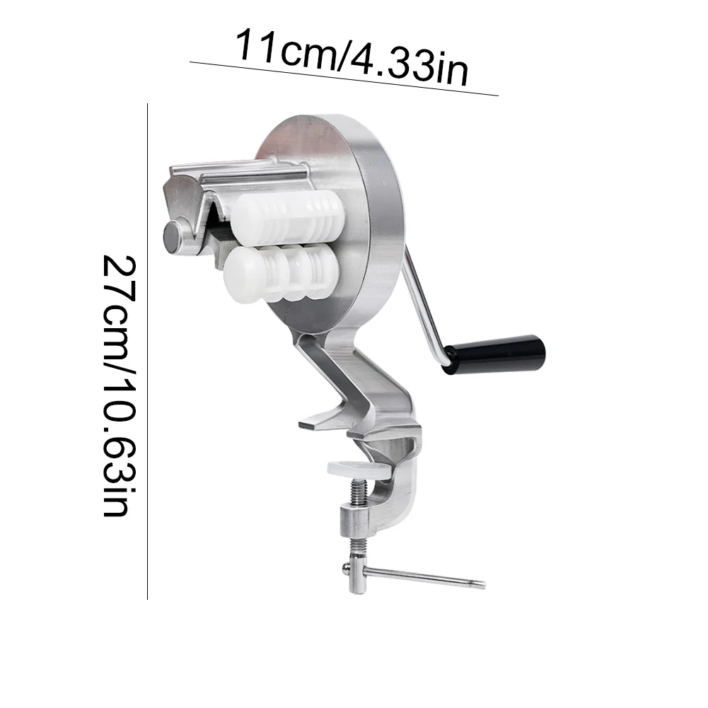 Manual Macaroni Maker Portable Hand Cranking Noodles Pressing Machine Homemade Pasta Maker for Kitchen Restaurant Noodle