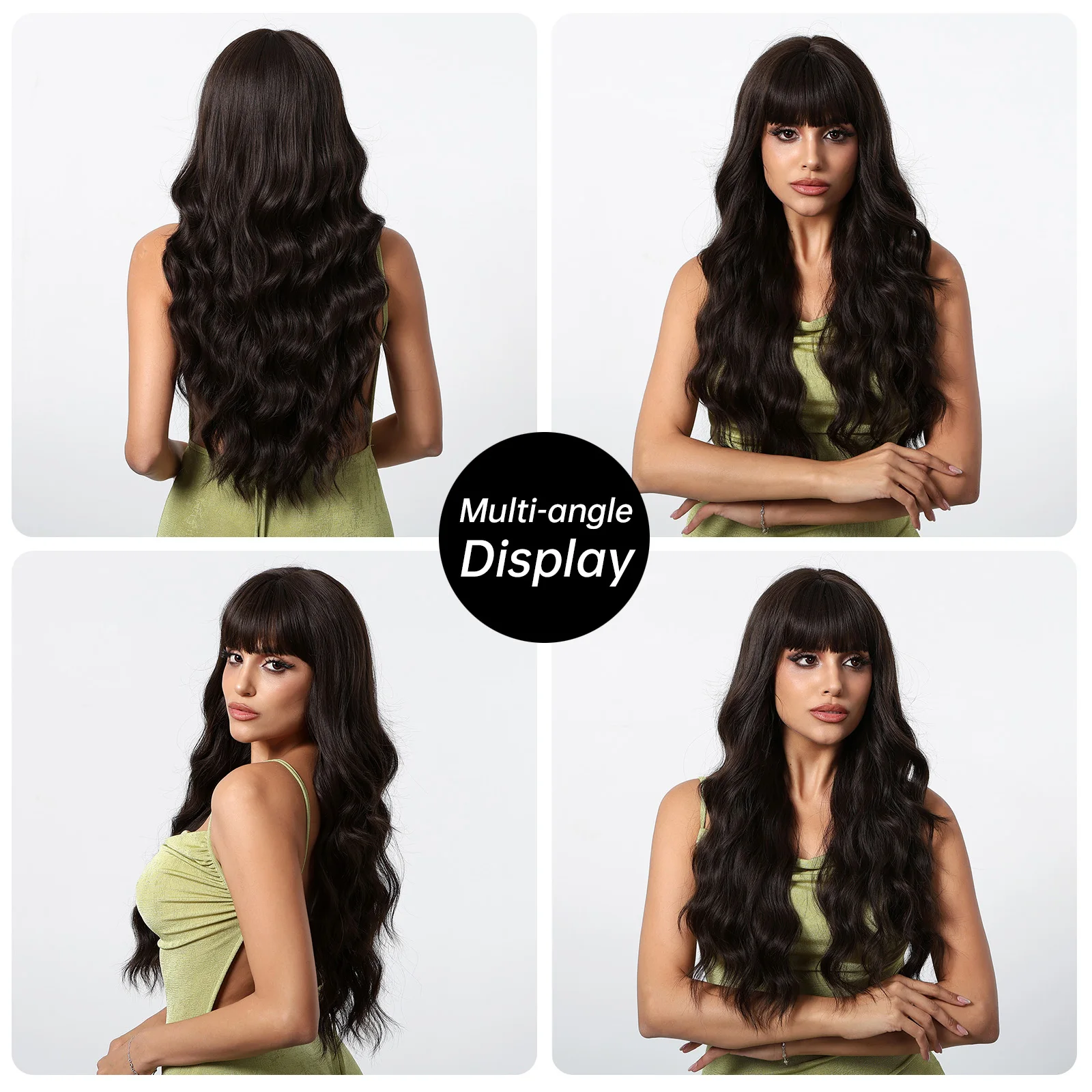 Рисунок 6 - Темно-коричневый длинный кудрявый