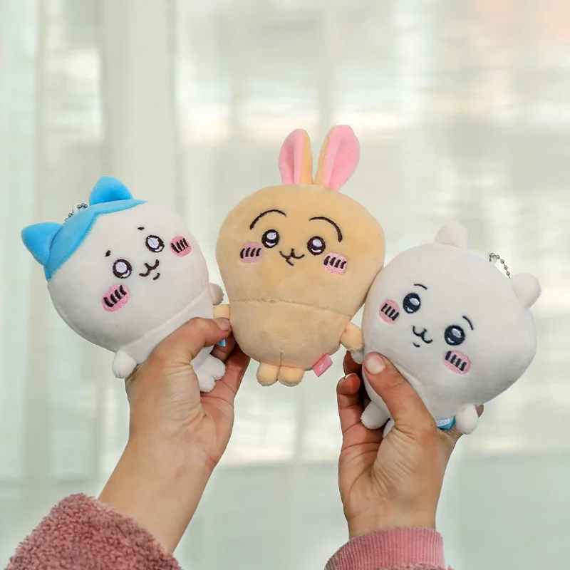 

Kawaii Chiikawas Plush Pendant Cute Keychain Anime Doll Pp Cotton Doll Boy Girl Birthday Gift Children's Toy Backpack Decoration