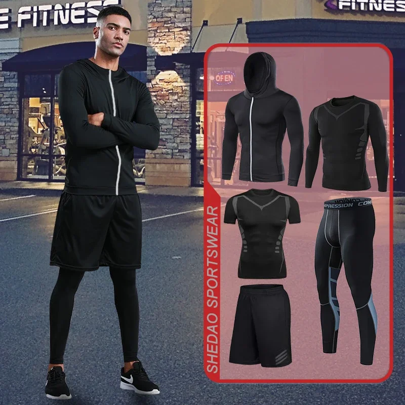 Damien - Pohodlná, rychleschnoucí sportovní souprava pro muže main image 0