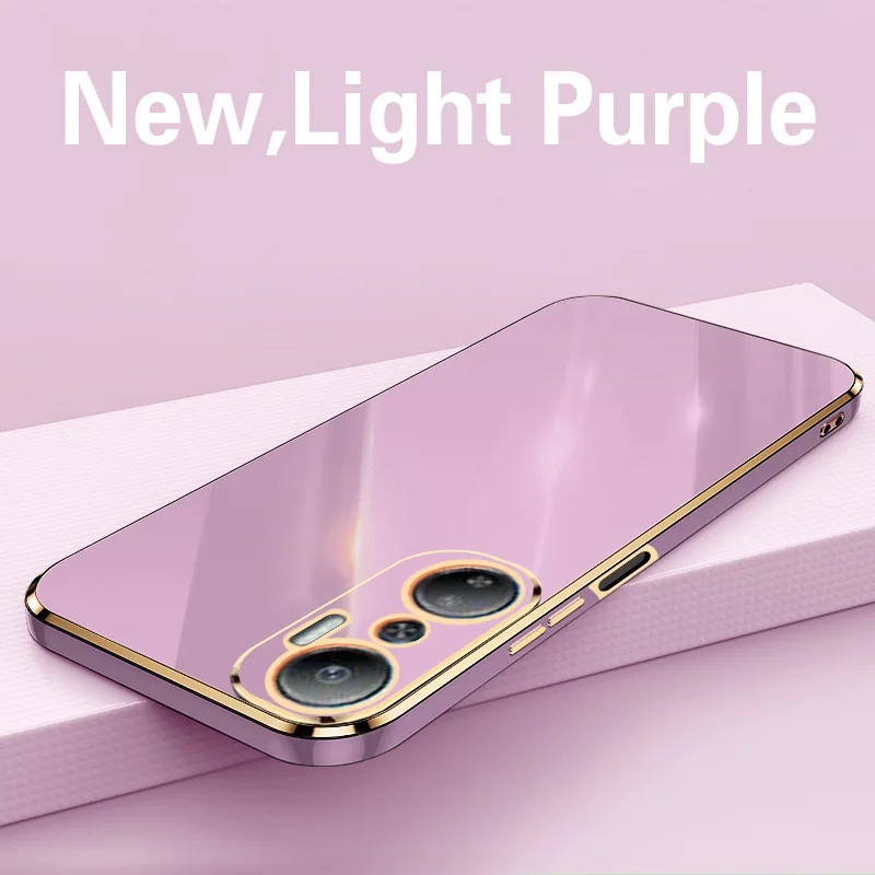 حافظة لهاتف انفينيكس هوت 20 فاخرة مربعة تصفيح انفي...