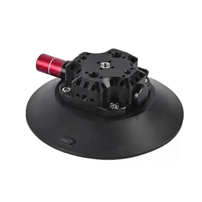 

6Inch Aluminum Car Suction Cup With 360 Ballhead Vacuum Phone Camera Mount For Gopro 11 9 8 7 6 5 DSLR Action Camera Replacement