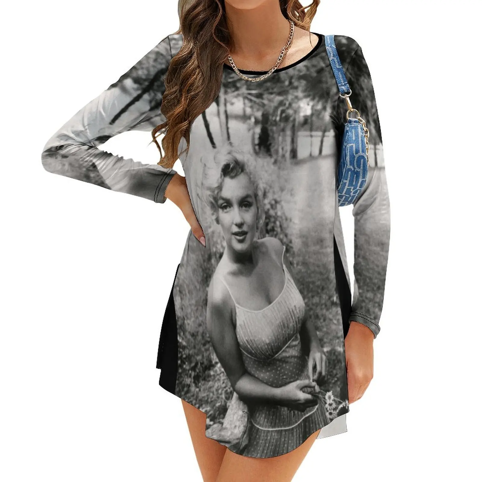 

Vintage Girl Long-Sleeve Dress summer dress Party dresses