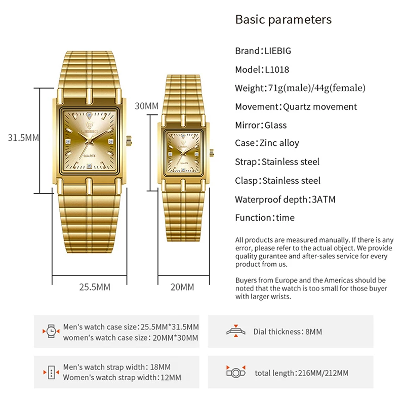 2022 luxusní zlato ocel náramek wristwatches ženské pánský hodiny zlatý křemen hodinky pro muži ženy hodinky relogio masculino L1018