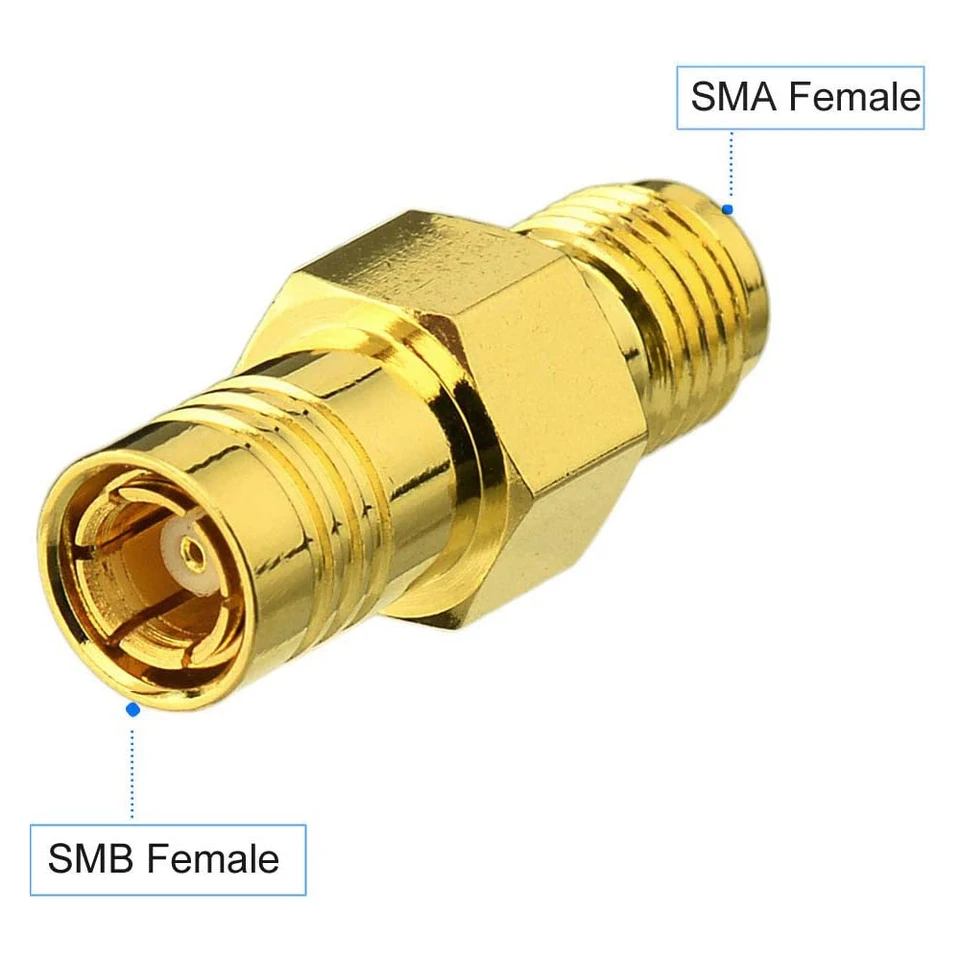 JJCFGRDM 10 Pz Adattatore SMA Femmina Jack a SMB