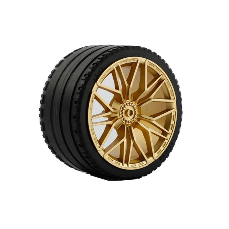 

Высокотехнологичная ламборгинская модель колеса 81,6*44 мм ZR, совместимая с шинами 68577 23799 MOC, детали для автомобильных блоков