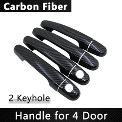 Door Handle Covers - Stylish Protector Sticker for Cars, Premium Exterior Car Accessory (2 Keyhole 4 door)