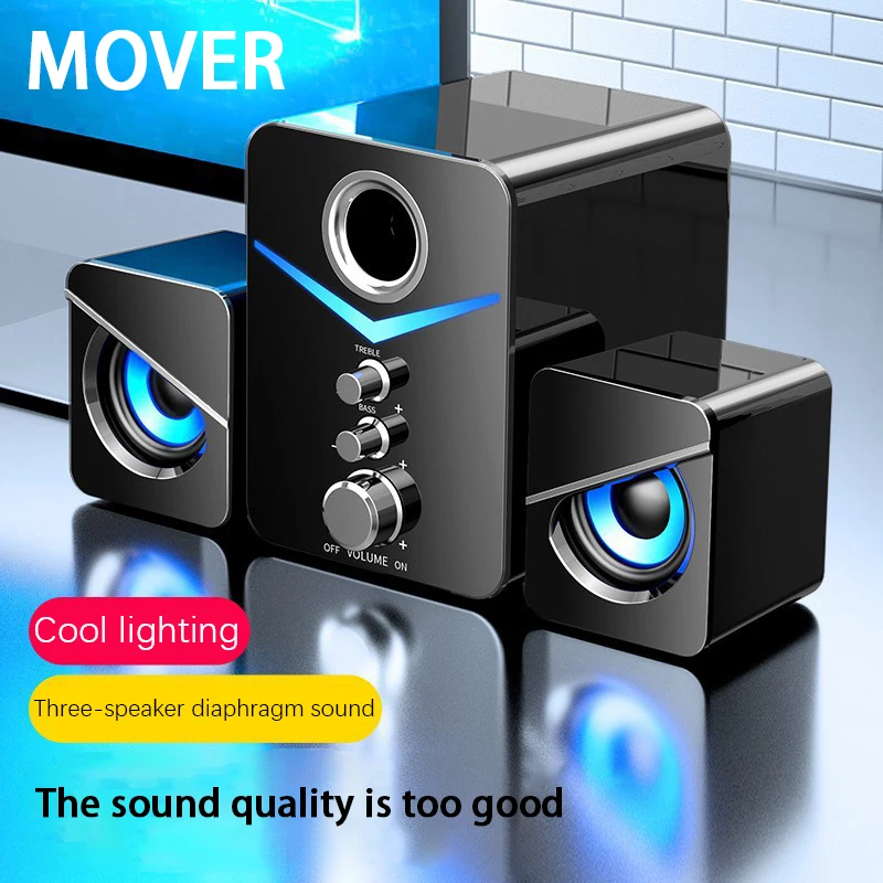 Sistema Home Theater Caixa De Som Pc Bass Subwoofer Altoparlante Bluetooth Altoparlanti Per Computer Musica Boombox Desktop Laptop Altavoces Tv