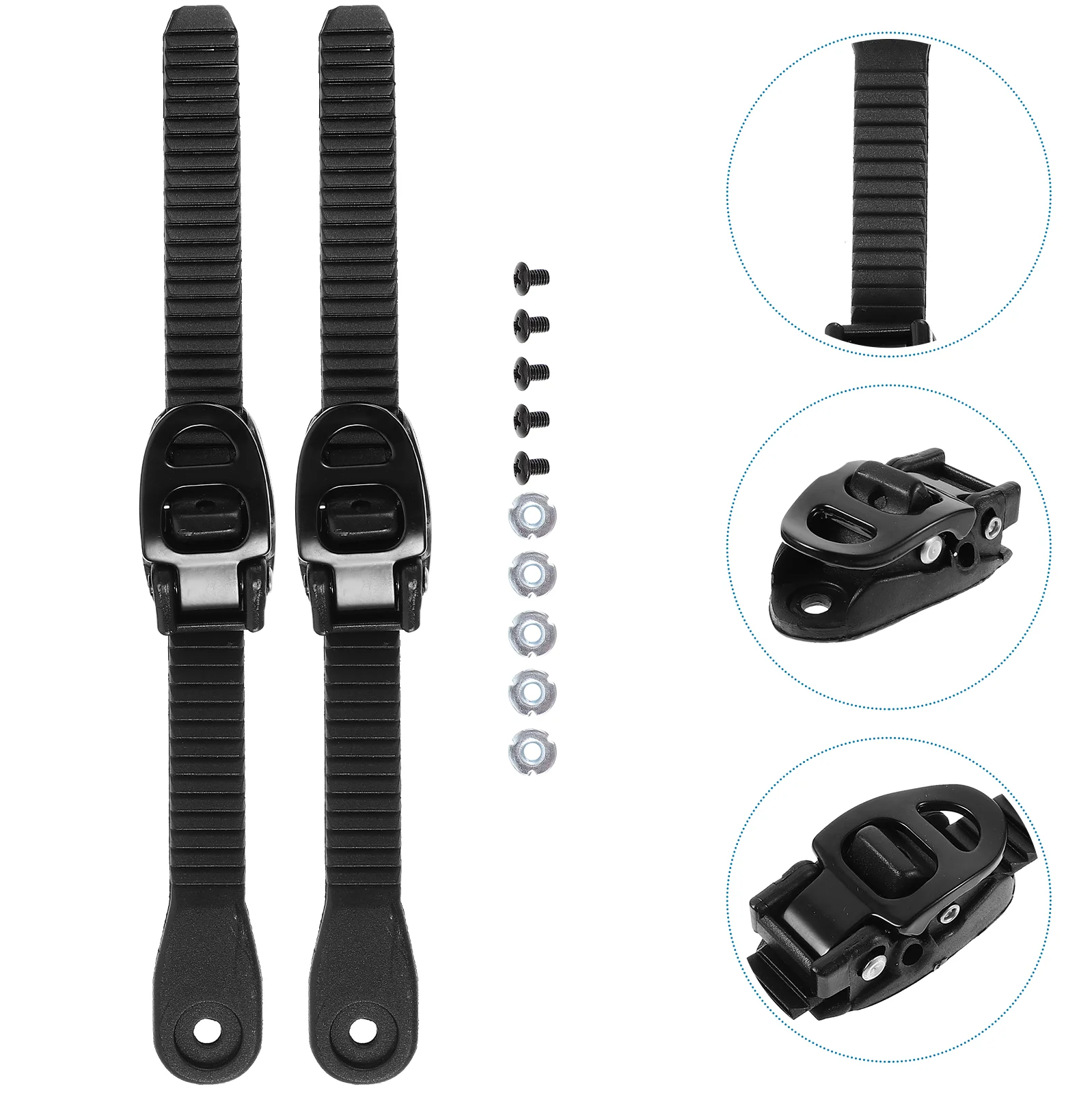 Skateboard Accessories Roller Skates Bag Ice Skate Guards Inline Speed Skates Frame 2 Sets Shoe Laces Portable Buckle Strap Roller Skate Accessories