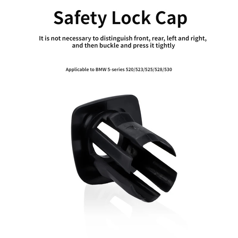1PCS Car Rear Door Lock Pin Knob Cap for BMW 5 Series F10 F18 E39 X5 E53 520 525 523 528 530 X3 X4 F25 ABS Interior Accessories