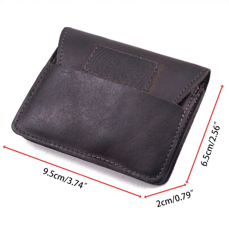 Unisex Leather Wallet Coin Purse Credit Card Holder Pocket for Case Money Bag