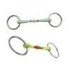 Horse Bit Gear Outdoor Sports Length 127mm Rubber Wrapped Horse Snaffle Bit 1