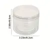 Multifunctional 350ml Food Spices Container Plastic Round Food Preservation Tank Refillable with Lid Candy Jewelry Jars Nuts 6