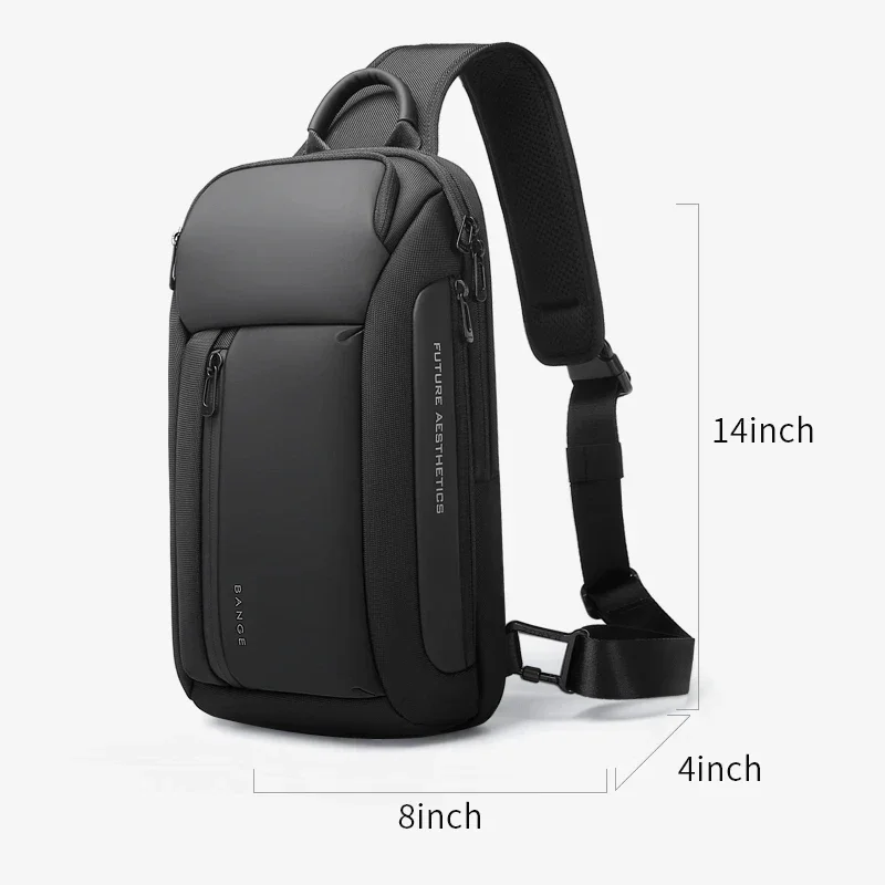 BANGE Borsa a Tracolla in Sei Colori di Tendenza, in Oxford Impermeabile, Accessorio Moda, Grande Capacità per Uomini e Donne - immagine 3