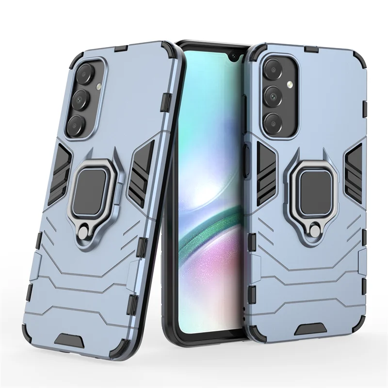 Shockproof Armor Bumper Case with Magnetic Ring Stand Holder Cover