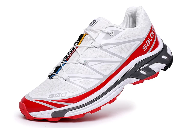 Original Solomon XT6 ADVANCED Men Casual Retro Outdoor Running Shoes White Red | Спорт и развлечения