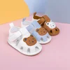 Summer Baby Toddler Shoes 0-18 Months Baby Soft Bottom Non-slip Head Wrapped Anti-collision Hundred Sandals Classic Bear Shoes 1