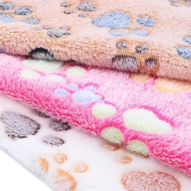 Soft Fluffy Quality Pet Blanket Cute Cartoon Pet Mat Warm and Comfortable Blanket for Cats and Dogs 3