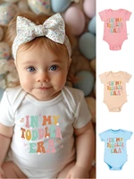 Onesie Short Sleeve Toddler Rompers Infant Jumpsuit Fashion Baby Boy Girl Bodysuit In My Toddler Era Print Newborn One-pieces 1