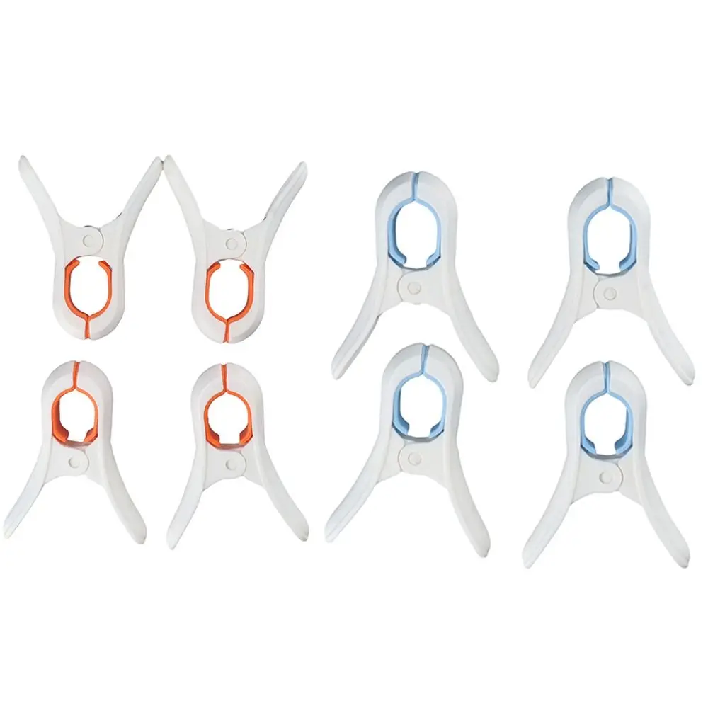 

8Pcs Multifunctional Clothes Pins Strong Windproof Plastic Outdoor Clothes Pegs Heavy Duty Laundry Clamps Blankets