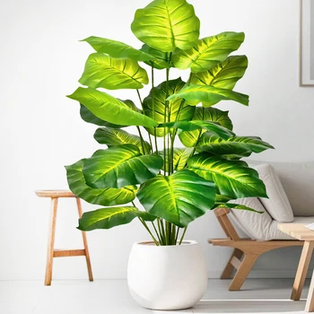 Artificial Purple Water Lily Leaf Plant 1
