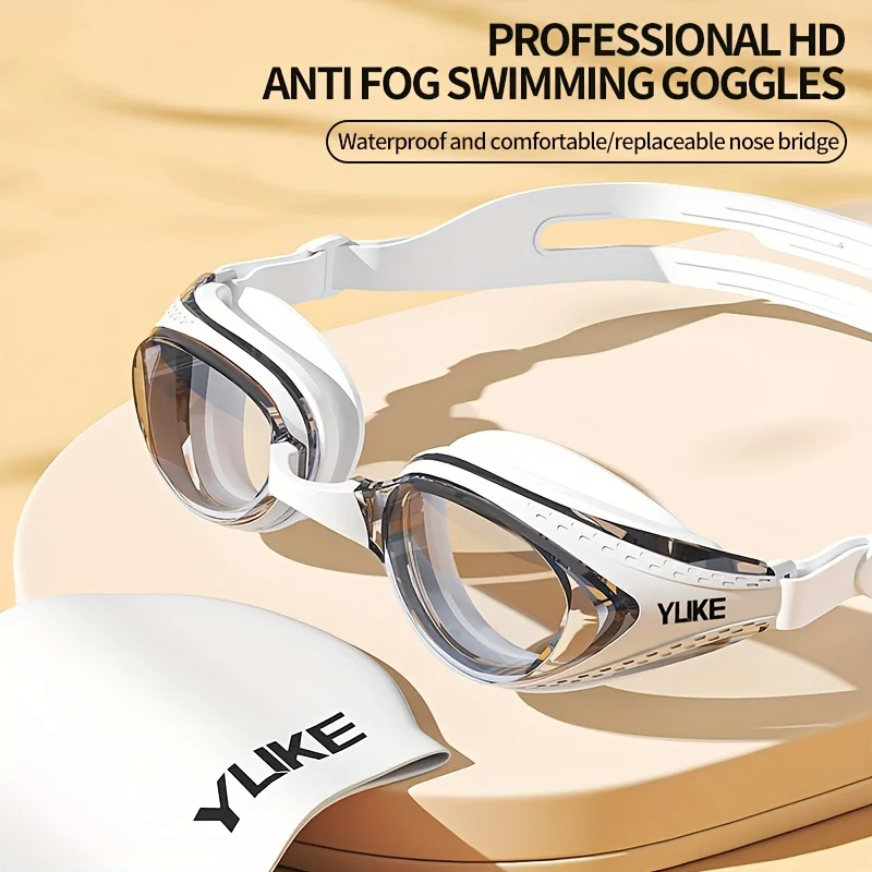 Professional Anti-fog Waterproof Swimming Glasses Unisex Clear Vision 1 Pair swimming goggles