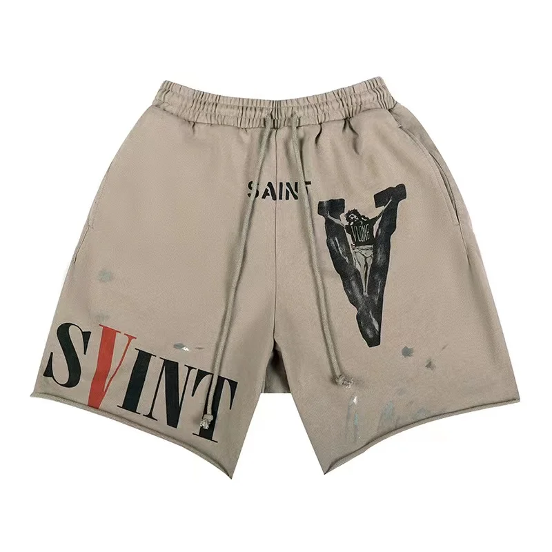 thumbnail image 1 of Estampados, bordes sueltos, pantalones cortos deportivos, Quarter Pant, 1 of 5