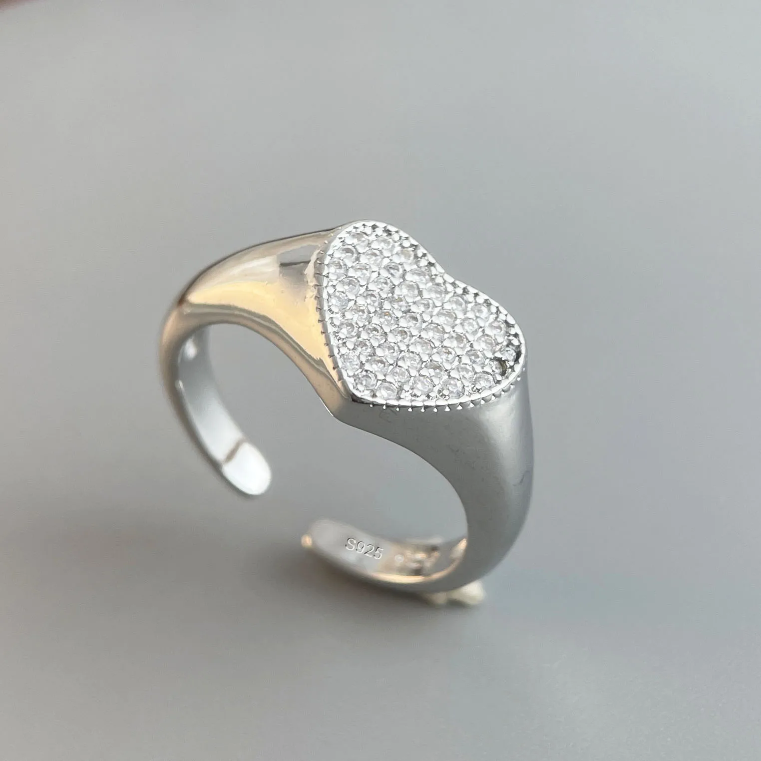 925 Anillo De Diamant De Plata Terlina Para Mujer, Anillo De