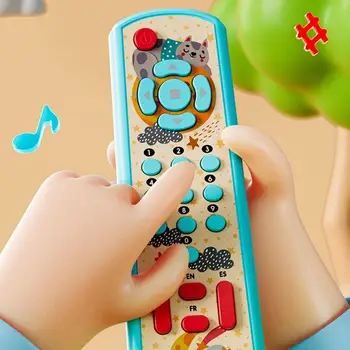 Baby Toy Music Mobile Phone Simulation TV Remote Control Early Educational Toys Electric Learning Machine Gifts For Newborn 1