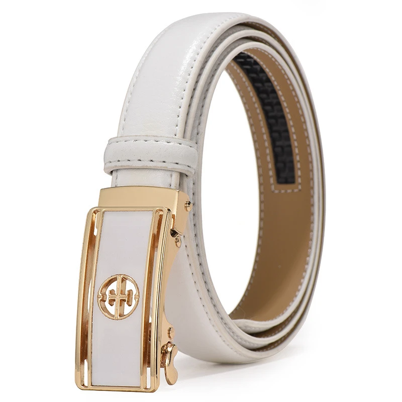 plus size belts Women Belt Luxury Famous Designer Brand 2020 High Quality Real Genuine Leather Strap Automatic Buckle Belts Pasek Damski Riem white waist belt