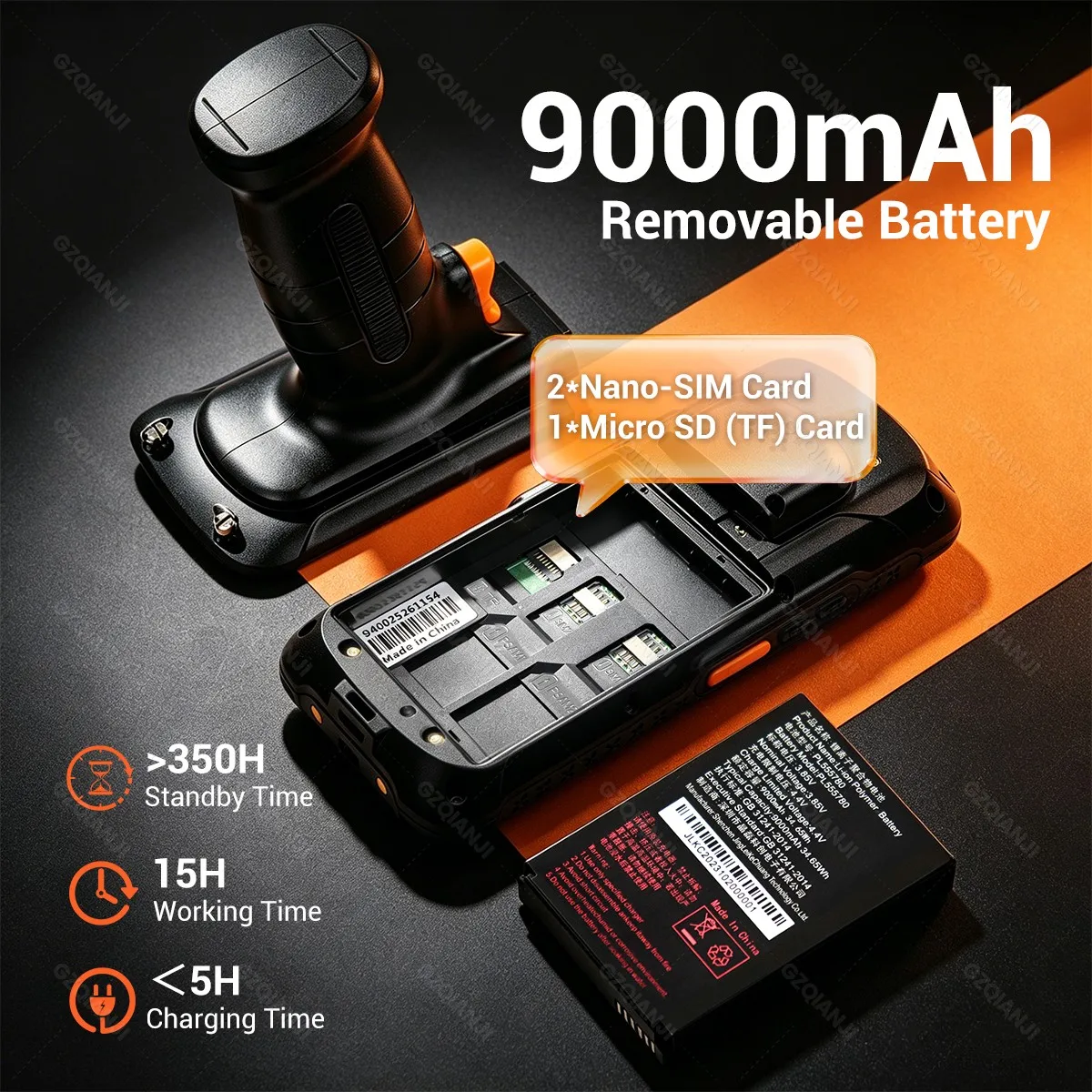 ? 안드로이드 15 러기드 PDA 제브라 SE4710 2D 바코드 스캐너 핸드헬드 터미널 (그립, NFC, 충전기, 카드 홀더 옵션) 창고용