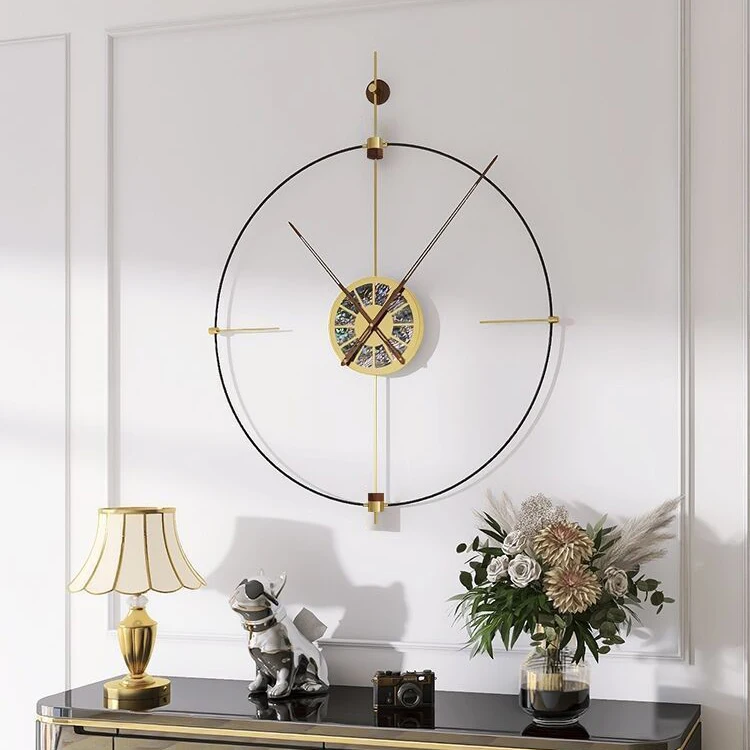 Description Picture 2 of itemModern Wall Clock Large Luxury Wall Watches Aesthetic Silent Clocks Elegant Stylish Bedroom Watch Living Room Home Decoration