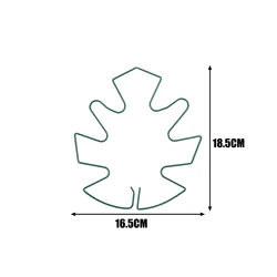 Durable Rust - Proof Iron Plant Holder for Outdoor Garden Planters (Green -L)