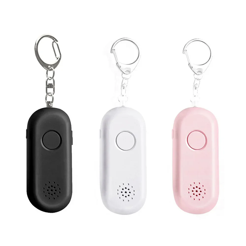 개인 보안 풀러 알람 키 체인, SOS 비상 호신 여성 보호, 노인 풀 링 사이렌, USB 충전, 120DB