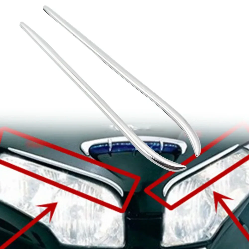 Motorcycle Accessories For Honda GL1800 2001-2011 Chrome Goldwing GL 1800 Motorcycle Decoration Parts Fairing Eyebrows Trim