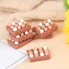 6pcs 1:12 Scale Dollhouse Miniature Eggs Kitchen Food Model Kitchen Decor 1