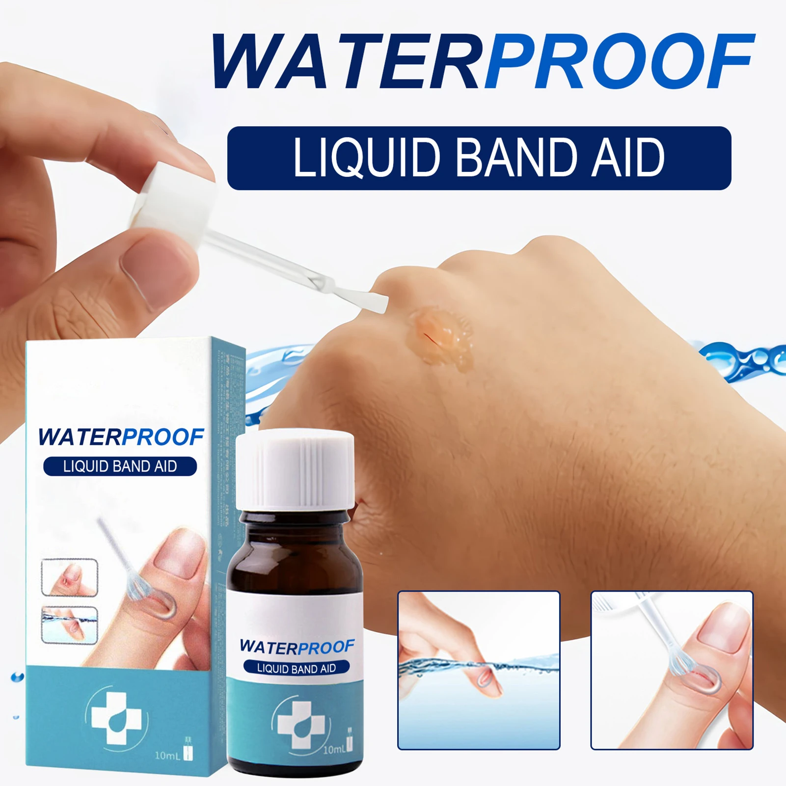 Firstaid Kit Liquid Bandage 0.3 Fl Oz Active Skin Repair Skin Glue