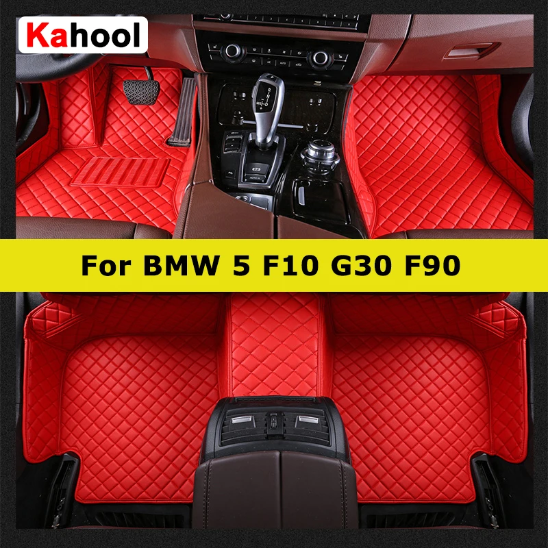 KAHOOL-Custom-Car-Floor-Mats-For-BMW-5er-F10-G30-G60-F90-520-550-2011 ...