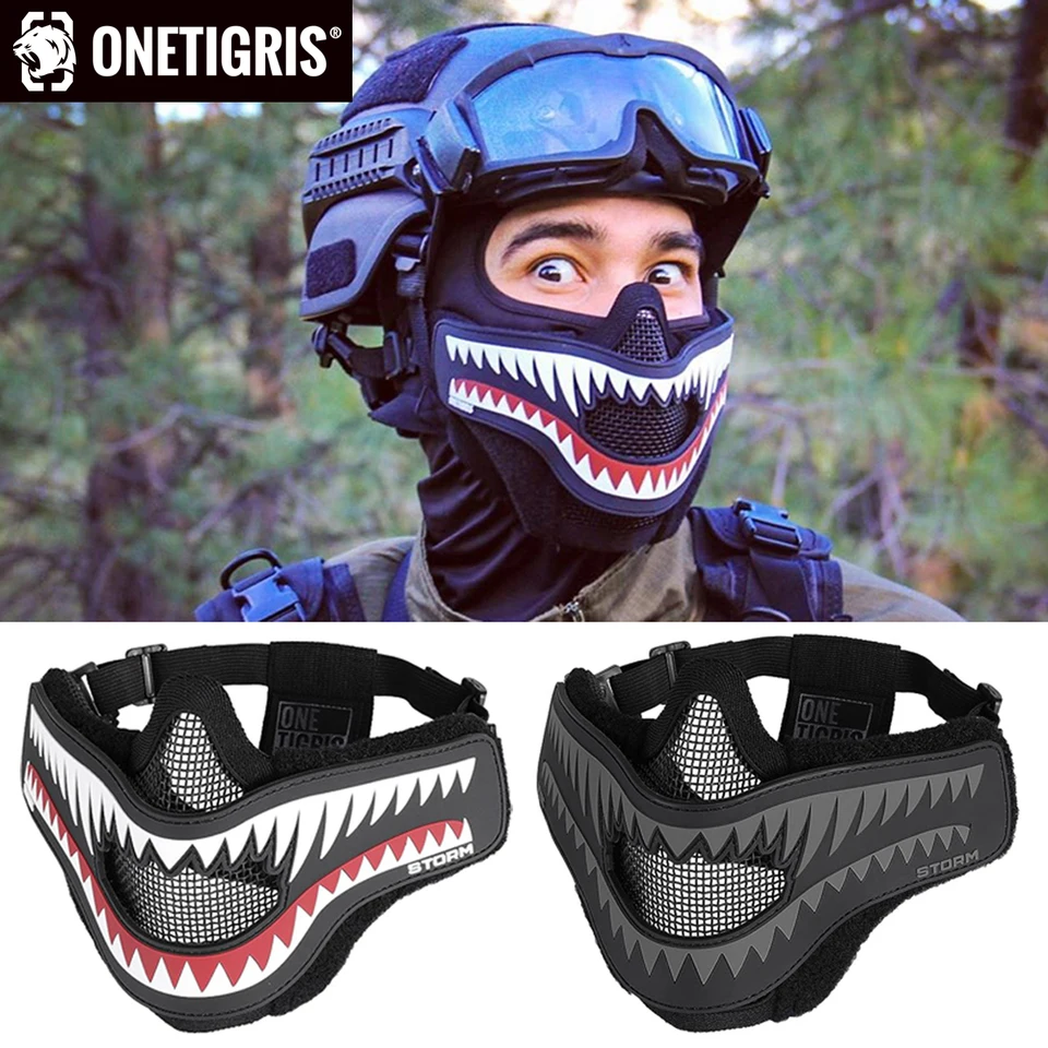 SWANS タクティカルゴーグル ONETIGRIS メッシュフェイスマスク