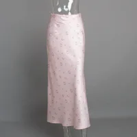 Summer Printed Fashion Long Skirt for Women High Waist Contrast Patchwork Slim Elegant Party Looks Ladies Y2k Maxi Skirt - Image 5