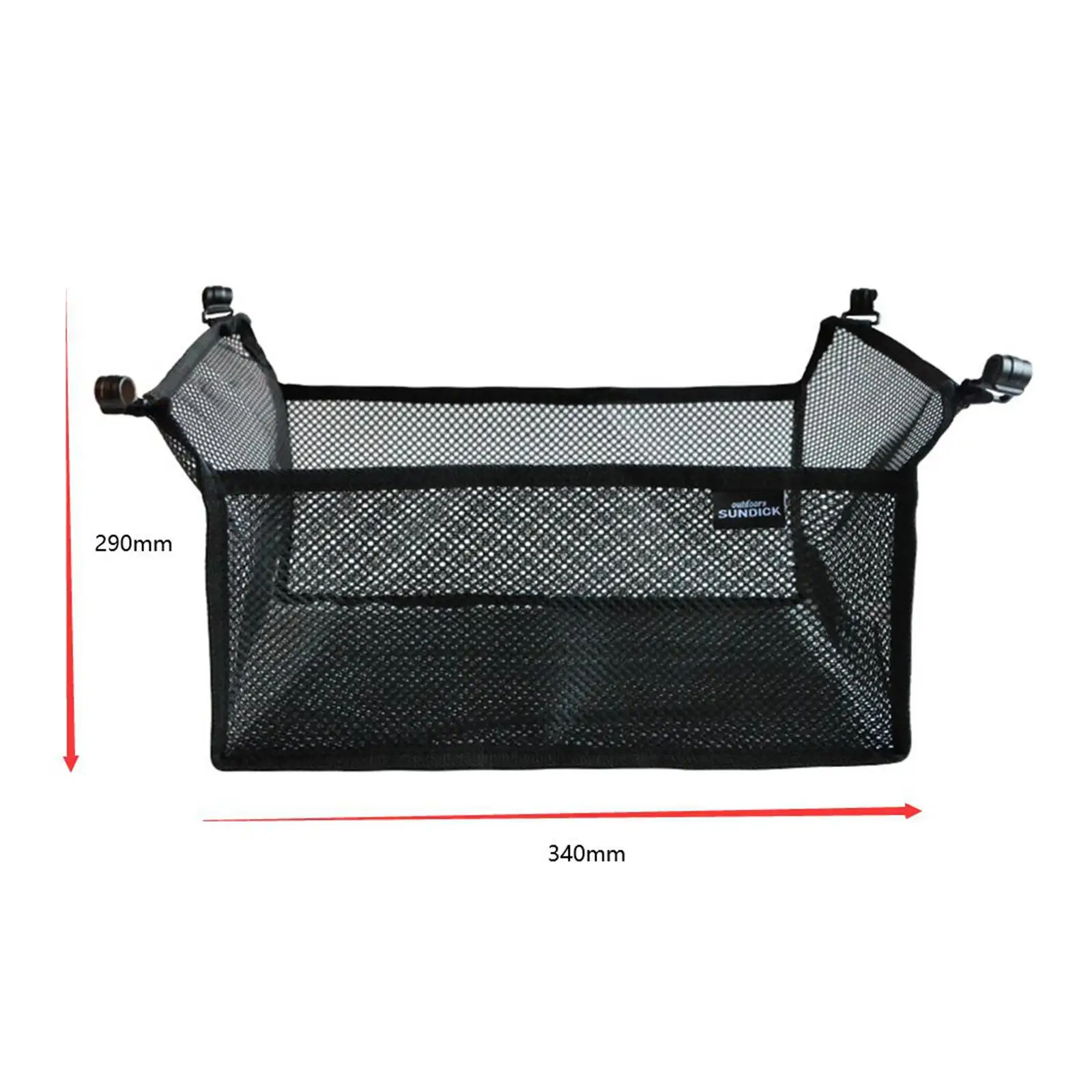 Folding Table Bag Mesh Basket Lightweight Camping Desk Organizer for Picnic