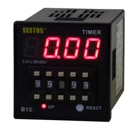 Sestos Coded Switch Digital Counter Industrial Register Omron Relay 100-240V B1S-R-220 light fan switch