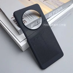 Sleek Slim Cooling Phone Case - Stylish Hard Back Cover with Ultra-Thin Design for Honor X9B 5G (Black)