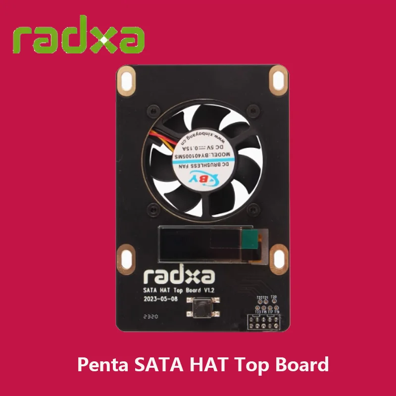 Raspberry Pi Expansion Board Penta SATA HAT Top Board Designed For RPi SATA HAT