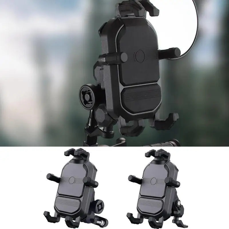 

Bike Phone Holder Phone Navigation Mount Motorcycle Bracket Anti-Vibration Navigation Supplies For Cycling Commuting Motorcycle