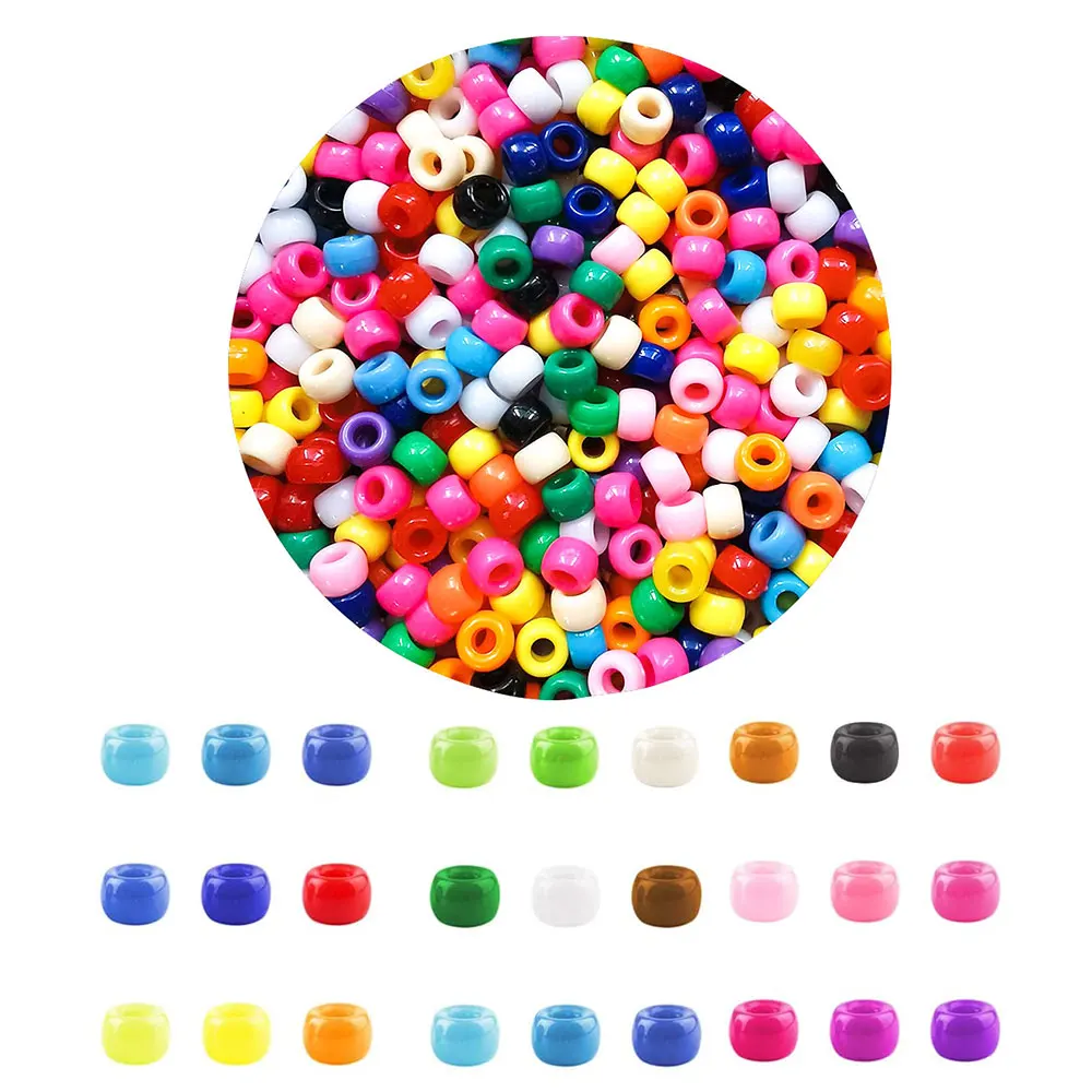 Matte Rainbow Mix Pony Beads for bracelets, arts crafts, made in USA - Pony  Beads Plus